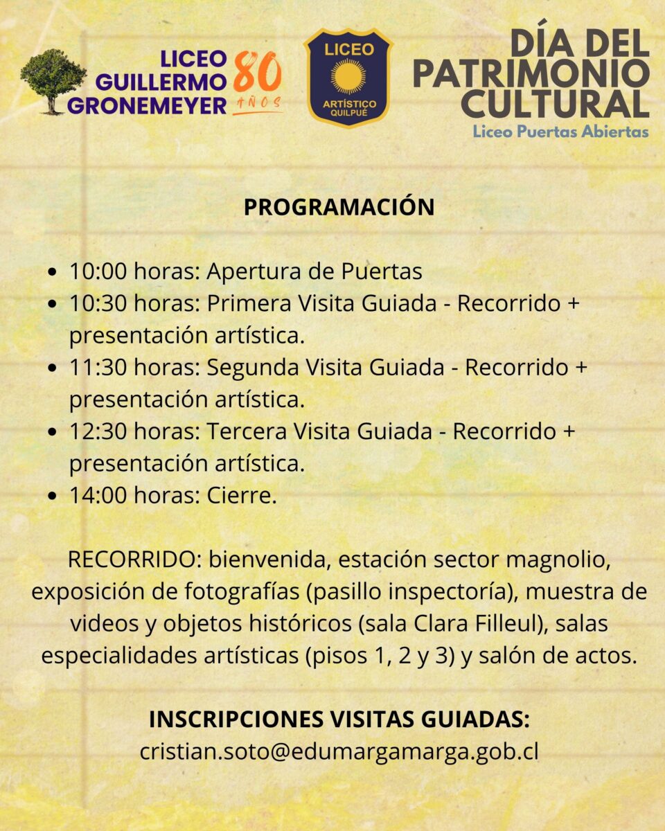 Estudiantes y comunidad participando de una muestra artística en el Liceo Guillermo Gronemeyer.