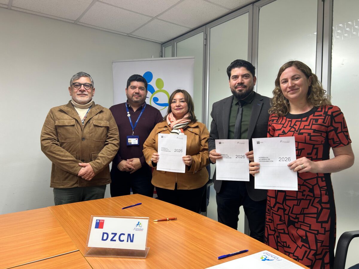 Firma de acuerdo entre representantes de Fonasa y el Servicio de Salud Valparaíso – San Antonio.