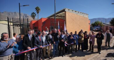 Inauguración de la nueva sede social comunitaria en la población Chorrillos de San Felipe.
