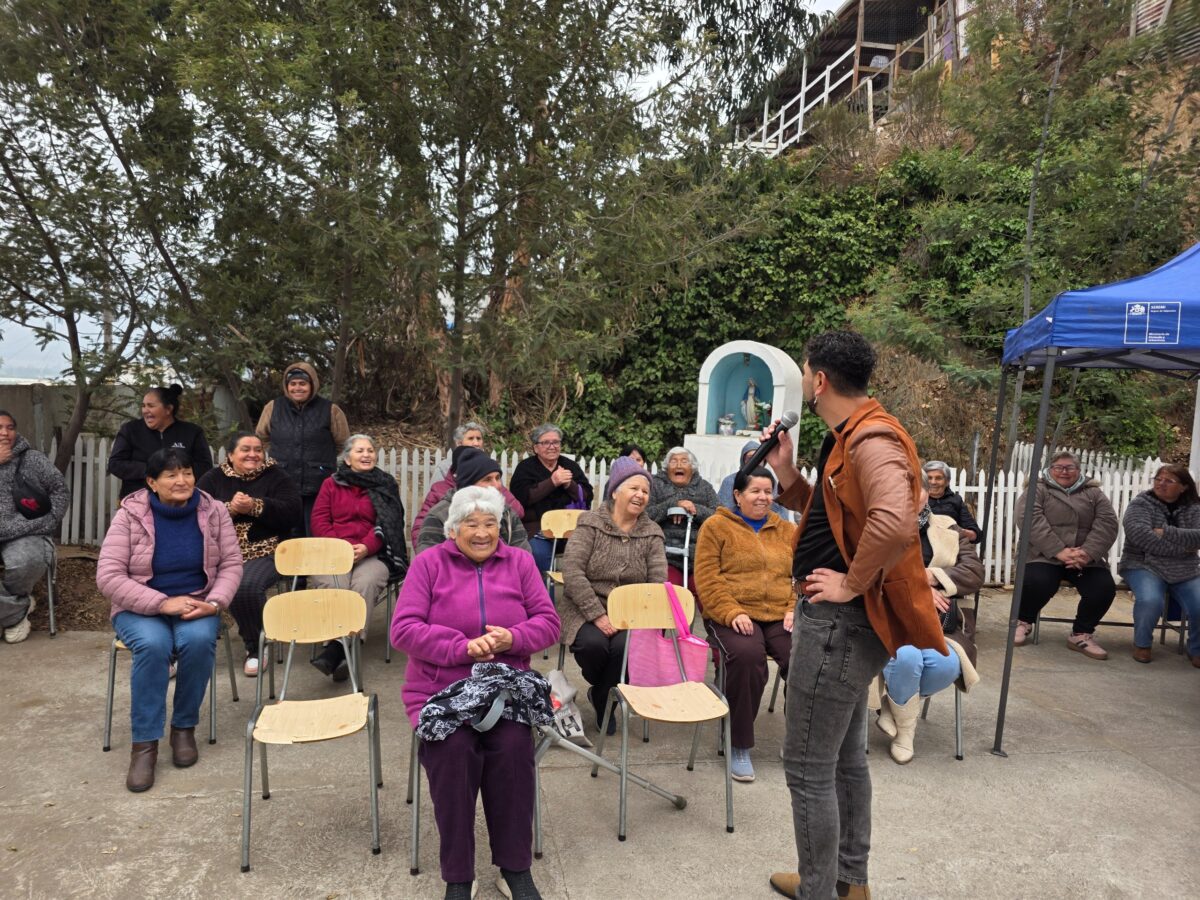 Presentaciones artísticas durante la celebración comunitaria en Quillota.