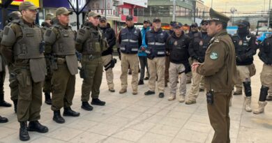Carabineros e inspectores municipales de Villa Alemana en operativo Ronda Impacto.