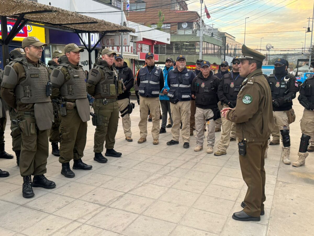 Carabineros e inspectores municipales de Villa Alemana en operativo Ronda Impacto.
