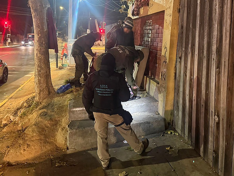 Despliegue operativo de fiscalización en calles de Villa Alemana.