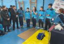 Presentación de la Semana de la Seguridad Escolar y Parvularia con stands informativos y preventivos.