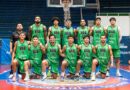 Equipo de Villa Alemana Básquet posa antes de su partido contra Constitución en la Liga Nacional de Básquetbol 2.