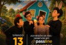 Afiche promocional de la obra 'La ratita presumida' mostrando a los personajes principales en un escenario lúdico.