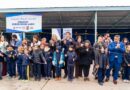 Inauguración de las obras de conservación en el Colegio Jorge Rock Lara de Quilpué con la presencia de autoridades, docentes y estudiantes.