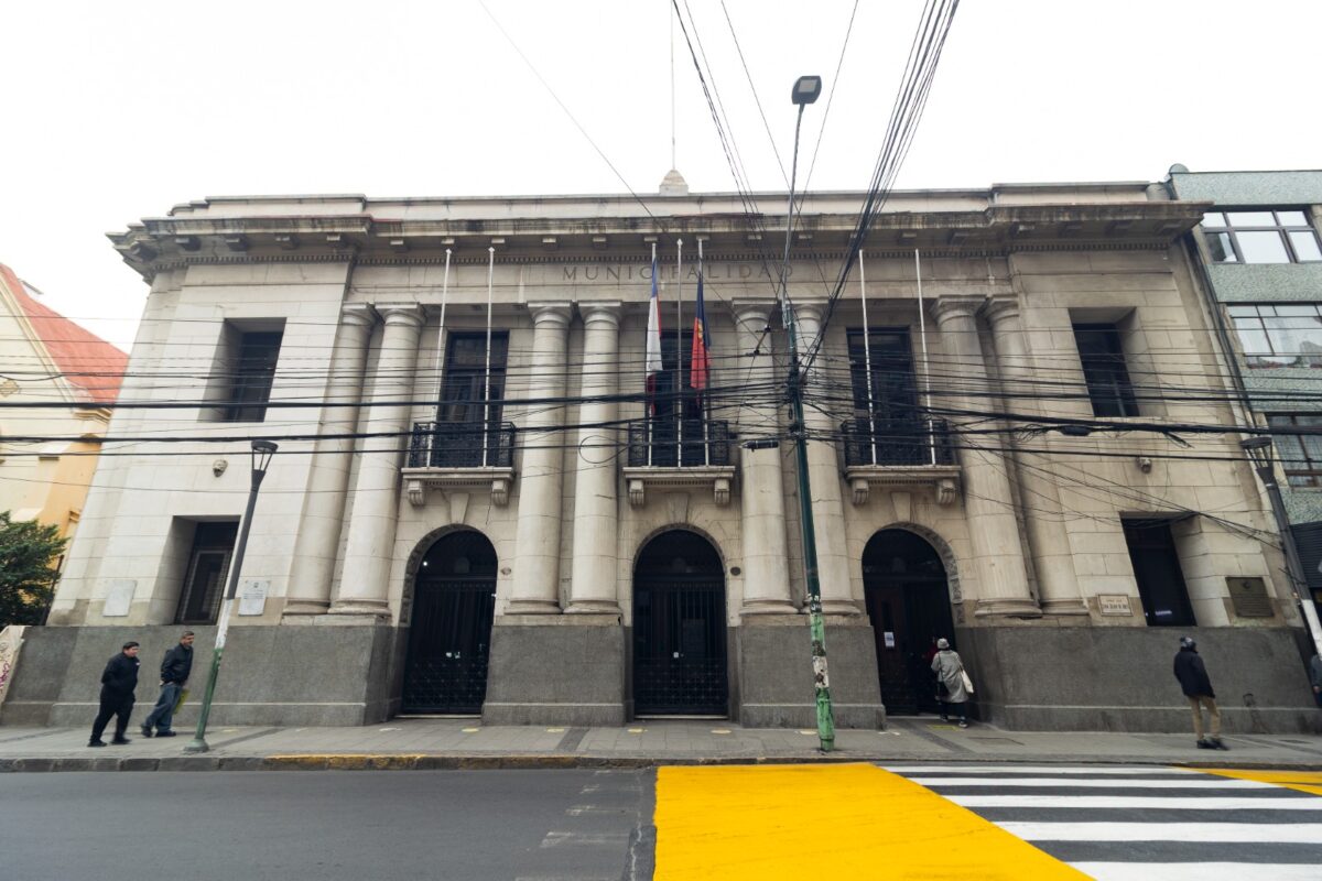 Edificio de la Municipalidad de Valparaíso, donde se implementa el Centro de Gobierno.