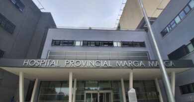 Fachada principal del Hospital Provincial Marga Marga.