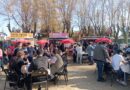 Vista general del Panini Fest en Villa Alemana con food trucks y público disfrutando del evento.