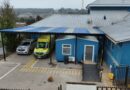Nueva techumbre del sector de ambulancias y sala de espera en el CESFAM de Ventanas.