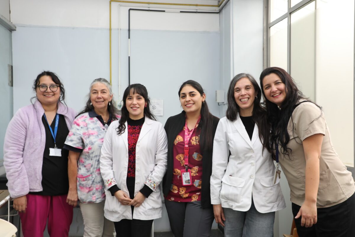 Profesionales de la salud del Hospital Carlos van Buren integrantes del programa de rehabilitación infantil.