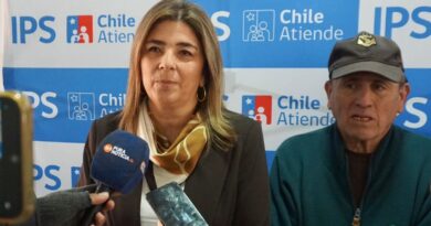 Seremi de Gobierno Rosario Pérez realizando un llamado a activar el beneficio del gas licuado.