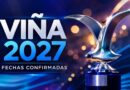 Afiche oficial de Viña 2027 con fechas confirmadas y la gaviota de plata.