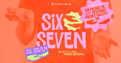 Campaña Six Seven de la Fundación Chilesincáncer para la prevención del cáncer testicular.