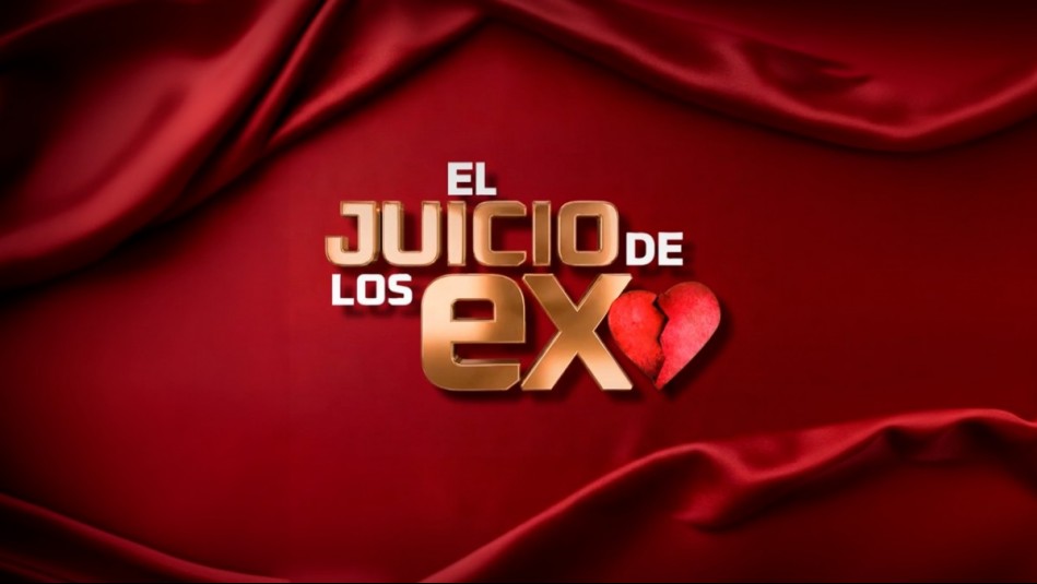 Logotipo del programa El Juicio de los Ex sobre fondo rojo.