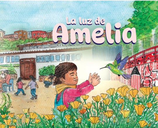 Portada del libro infantil La luz de Amelia.
