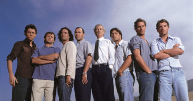Elenco de la exitosa teleserie Machos de Canal 13.