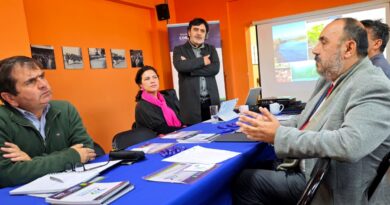 Integrantes del Comité Ejecutivo del Programa Transforma Gestión Hídrica Valparaíso durante la sesión de trabajo.