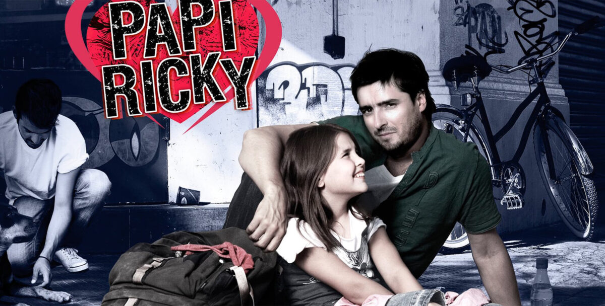 Jorge Zabaleta y Belén Soto en una escena de la teleserie Papi Ricky.