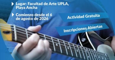 Afiche promocional del Preuniversitario Musical UPLA 2026