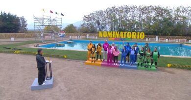 Participantes de Vecinos al límite durante la competencia nominatoria.