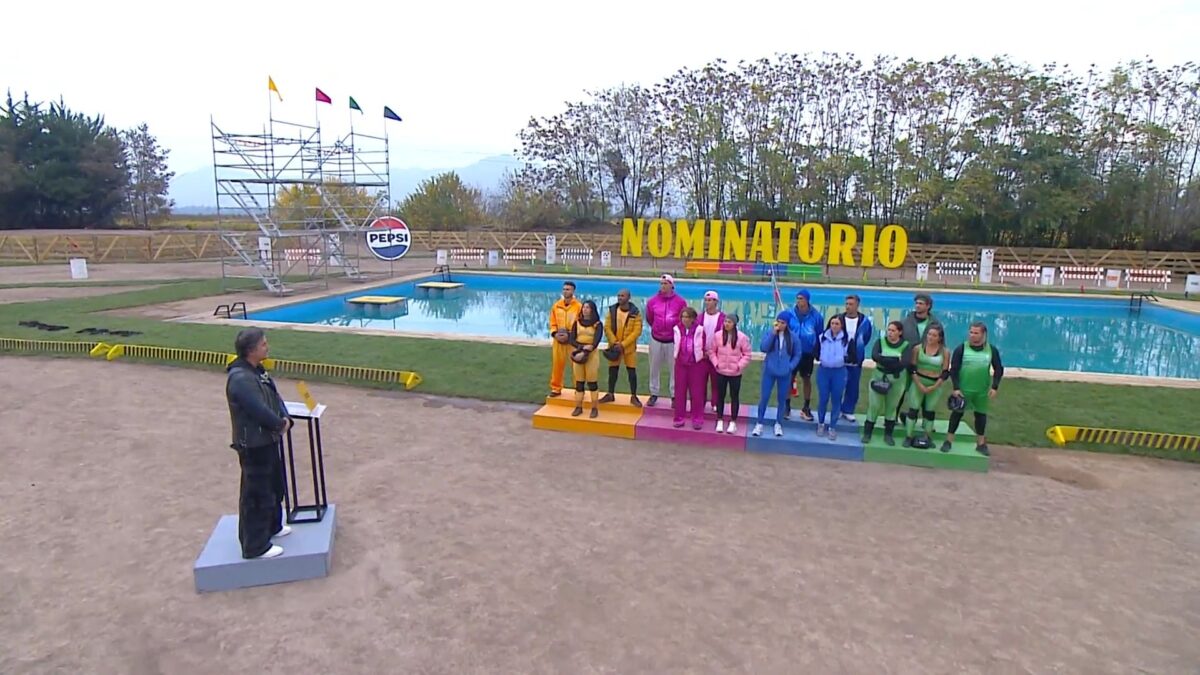 Participantes de Vecinos al límite durante la competencia nominatoria.