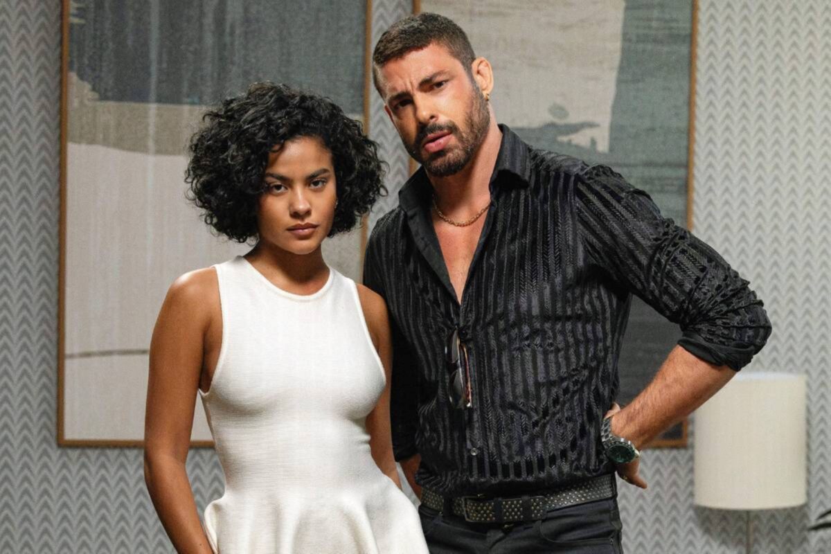 Protagonistas de la teleserie Vale todo.