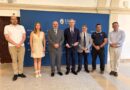 Delegación de la Universidad Viña del Mar junto a autoridades de la UCAM en España.
