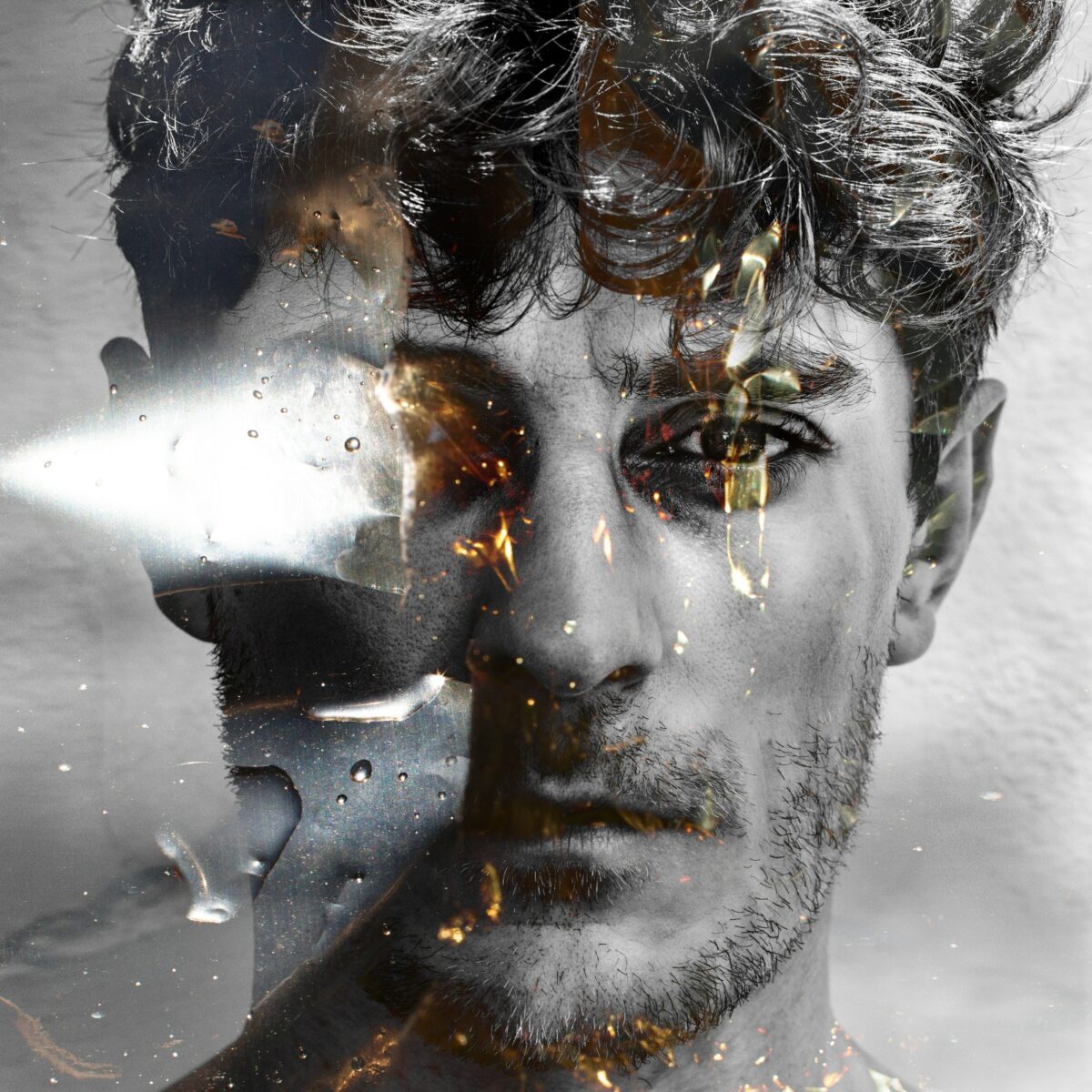Retrato artístico del contratenor Jakub Orliński.