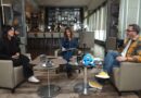 Pamela Leiva junto a María Luisa Godoy y Eduardo Fuentes en el podcast Mari con Edu.