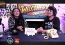 Ángela Díaz Navarrete y Kata Meza durante la grabación del podcast Welcomedy.
