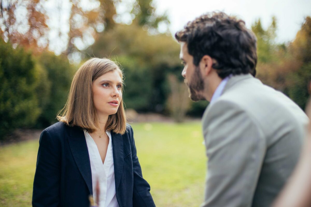 Octavia Bernasconi y Daniel López en una escena de la nueva producción.