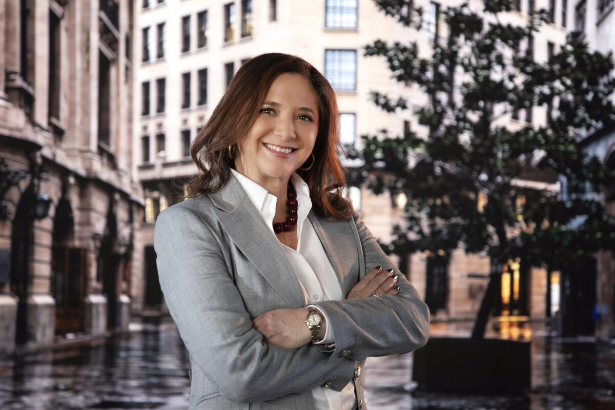 Retrato de la periodista Mónica Pérez.