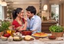 Martín Nieto junto a su coprotagonista en una escena de la teleserie Los Sabores del Amor.