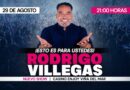 Rodrigo Villegas promocionando su nuevo show en Enjoy Viña del Mar.